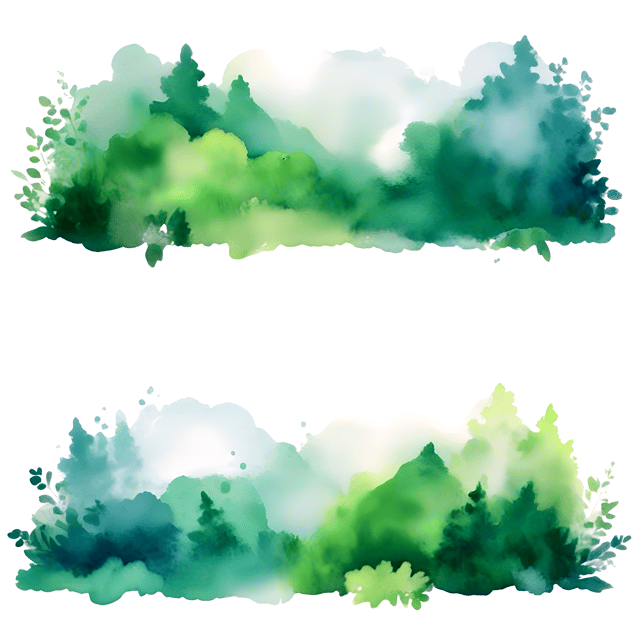 Free transparent PNG: Lush Green Mists Morning Forest Scene PNG