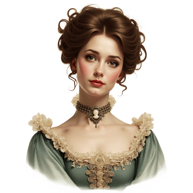 Free transparent PNG: Victorian Woman Portrait  Historical Figure Clipart, free transparent png download