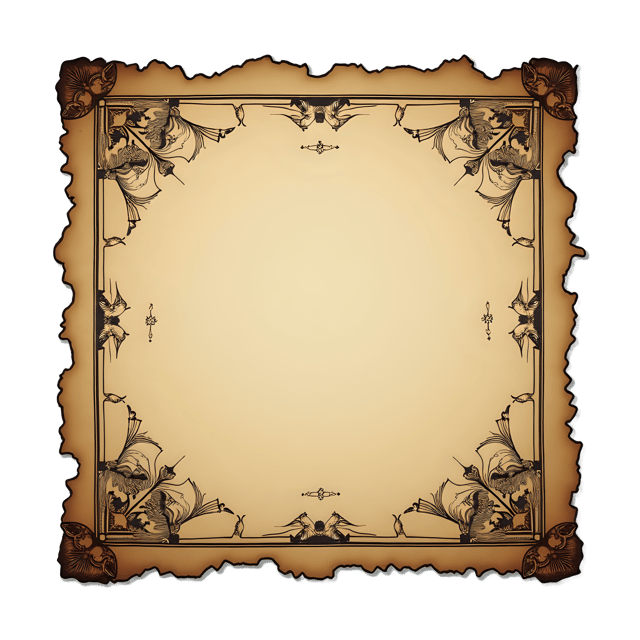 Free transparent PNG: Old Map Frame PNG Clipart  Perfect for Vintage Design Projects  Decor
