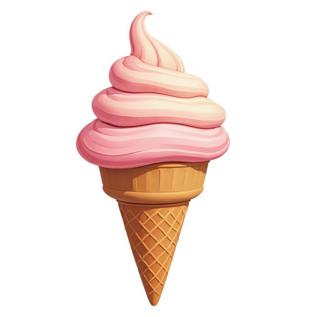 Free transparent PNG: Soft Serve Cone with Pastel Swirl  Dessert Clipart, free download png
