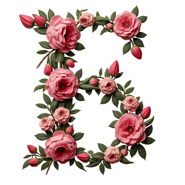 Free transparent PNG: Floral Letter of Alphabet PNG Clipart  Elegant Design Elements for Crafts and Decor