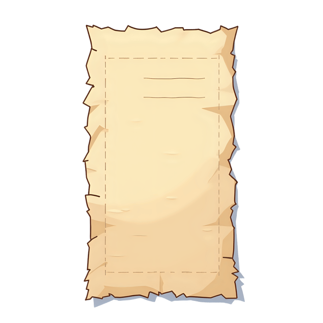 Free transparent PNG: Old Receipt Slip  Torn Bottom Design, free downloadable png