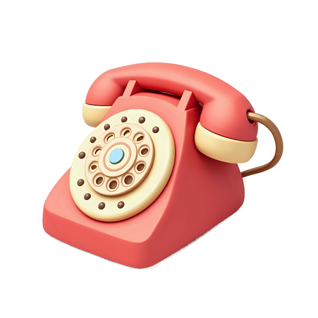 Free transparent PNG: Rotary Phone Classic Design for Retro-themed Decor and Nostalgia Projects