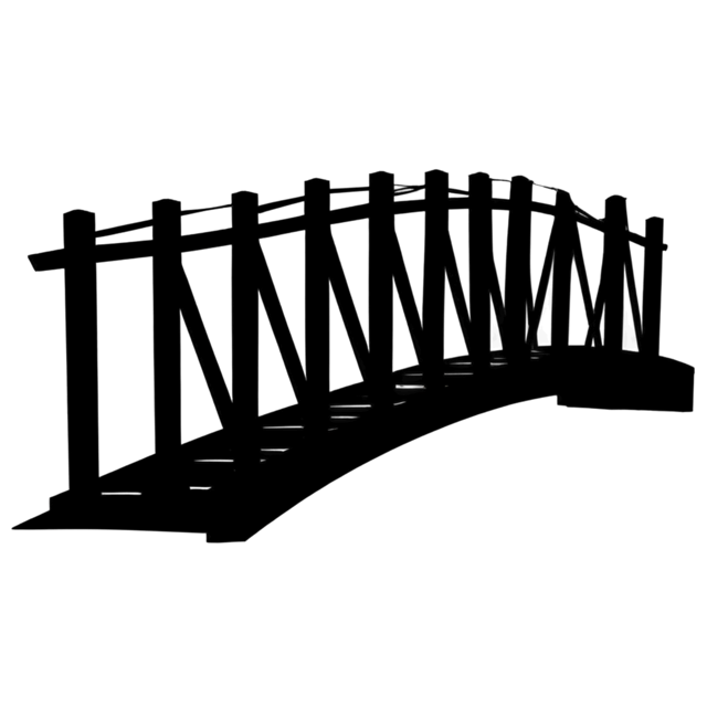 Free transparent PNG: Floral Rustic Bridge PNG with Transparent Background for Creative Projects