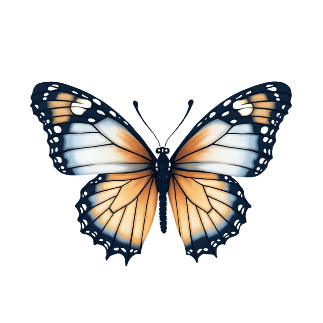 Free transparent PNG: Delicate Butterfly PNG with Shimmering Wings and Transparent Background