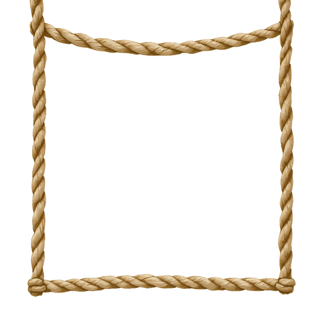Free transparent PNG: Hanging Rope Frame PNG  Perfect for Artistic Projects, Decor  Crafts