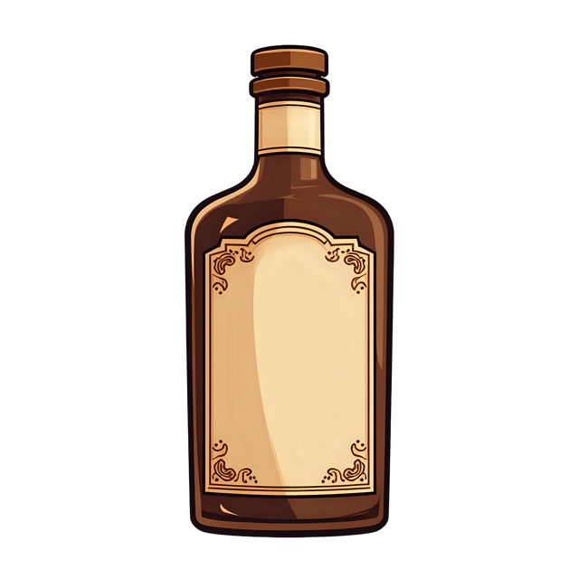Free transparent PNG: Vintage Ephemera Bottle Label  Classic Faded Design, free download png