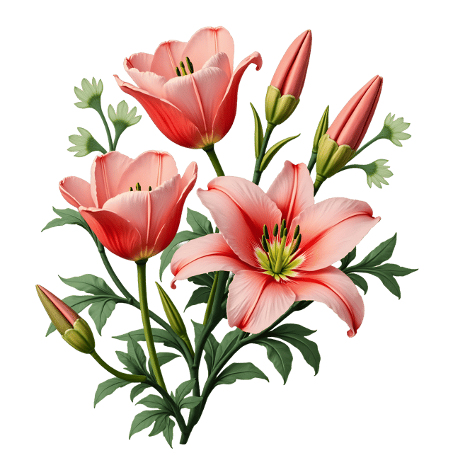 Free transparent PNG: Tulip and Lily Flowers PNG Clipart  Perfect for Spring Designs, Crafts  Education