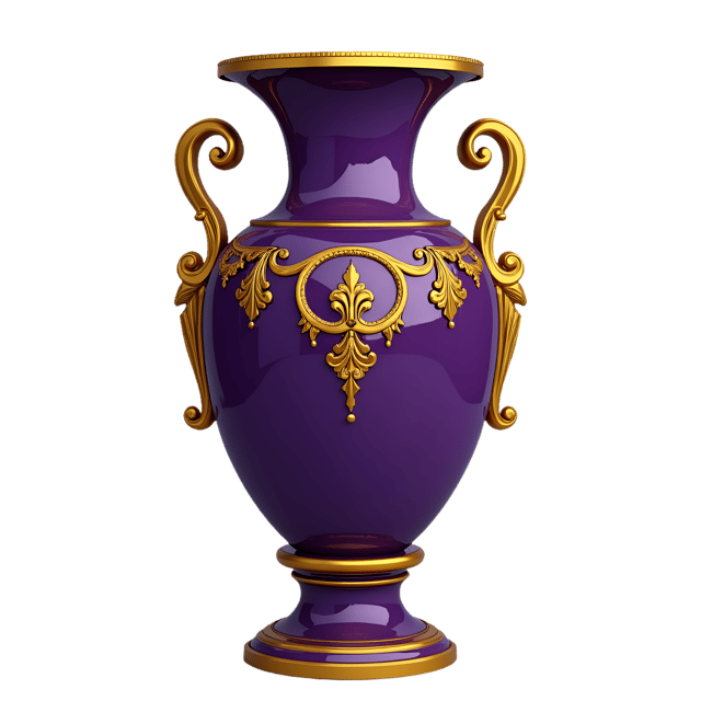 Free transparent PNG: Royal Purple Vase  Elegant Decorative Clipart, free png download