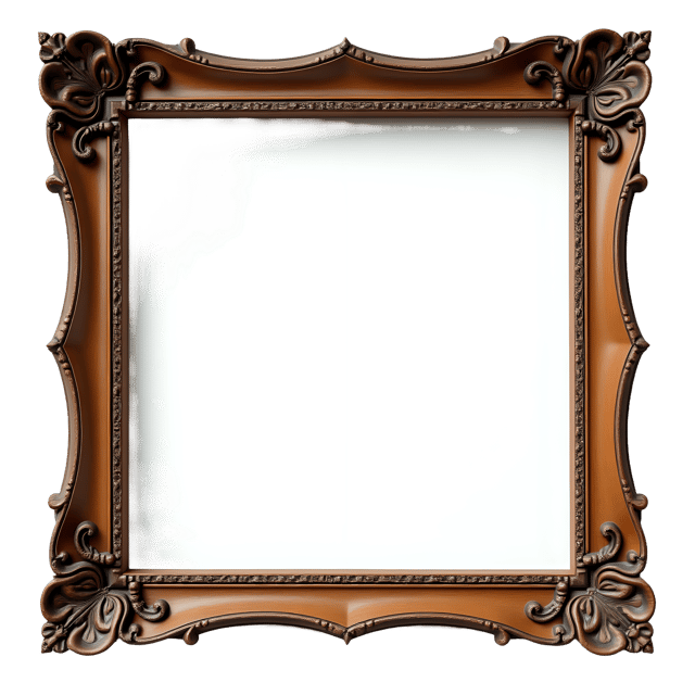 Free transparent PNG: Carved Wood Frame PNG Clipart  Perfect for Home Decor  Crafting