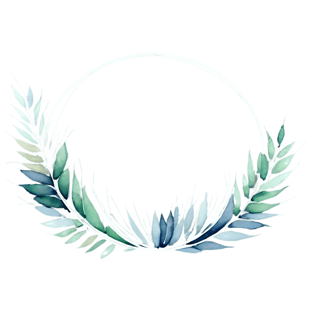 Free transparent PNG: Gentle Watercolor Etched Line Ornament PNG – Transparent Background Decorative Clipart