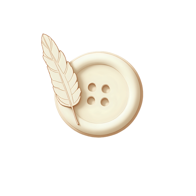 Free transparent PNG: Delicate Feather Tip Beside Ivory Button  Free Clipart PNG Download