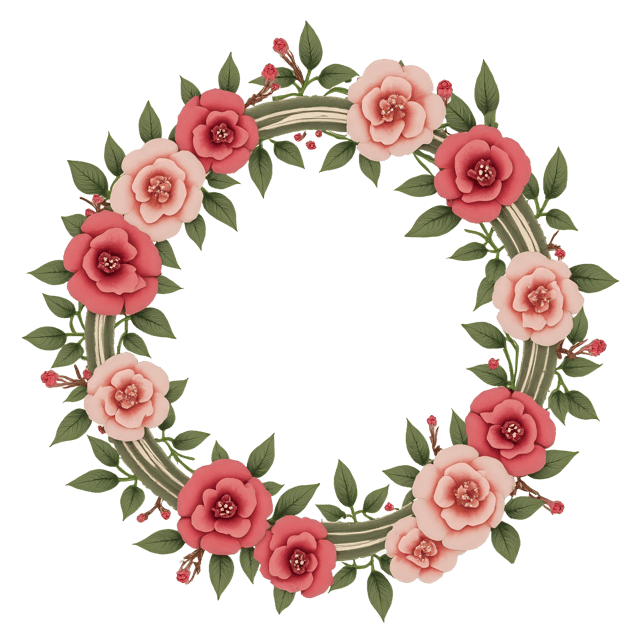 Free transparent PNG: Victorian Floral Wreath Decoration PNG Clipart  Elegant Design Element for Events and Crafts