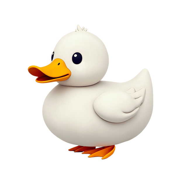 Free transparent PNG: Duck Cartoon Vector Art for Childrens Books and Educational Materials