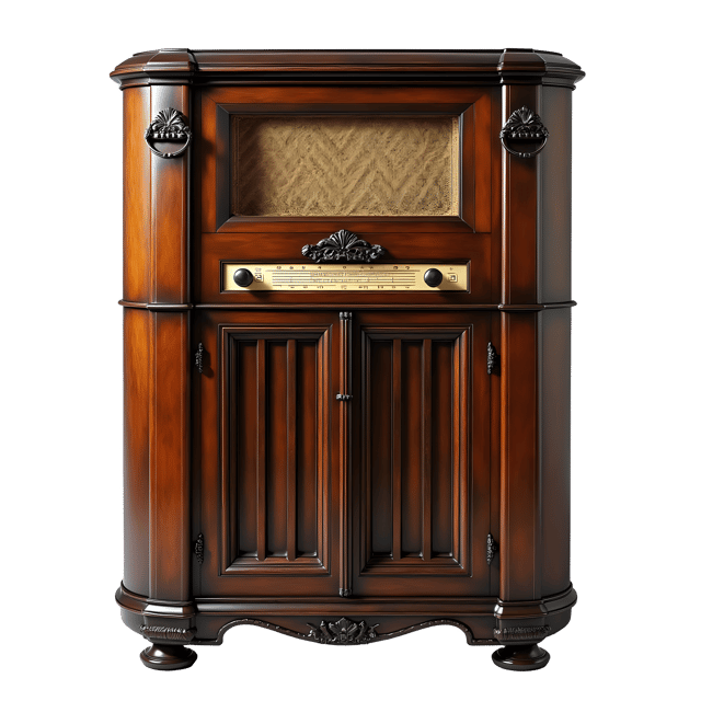 Free transparent PNG: Radio Cabinet PNG Clipart  Ideal for Electronics Design  Decor