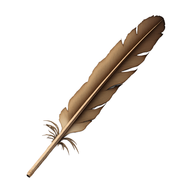 Free transparent PNG: Long Quill Feather in Wooden Case  Free Downloadable PNG Clipart