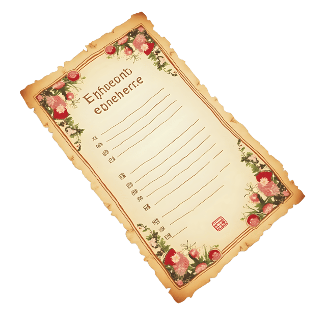 Free transparent PNG: Vintage Ephemera Receipt  Classic Retro Design Clipart, free downloadable png