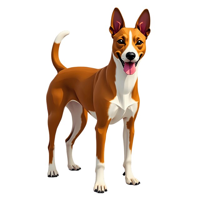 Free transparent PNG: Basenji Dog PNG  Elegant and Rare Purebred for Animal Lovers