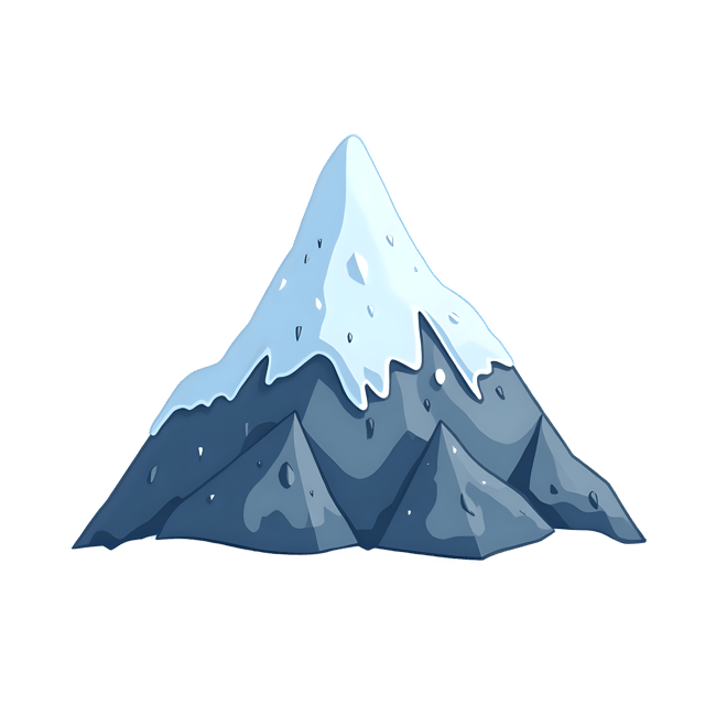 Free transparent PNG: Snow-Covered Mountain Peak PNG Transparent Background