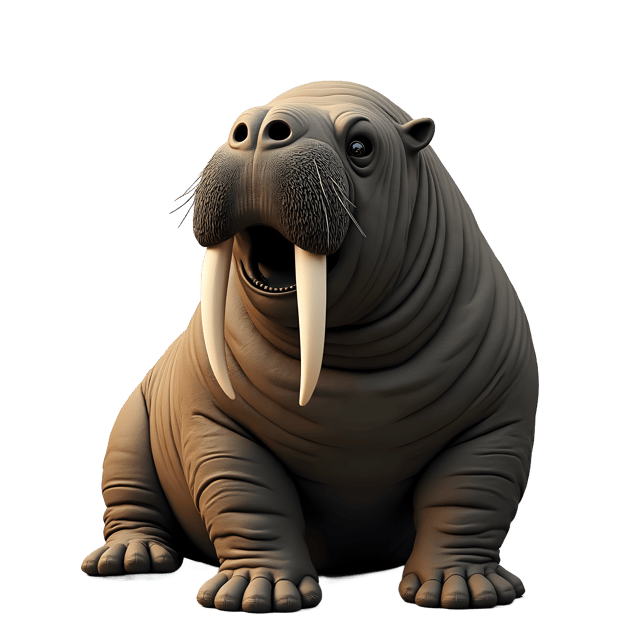 Free transparent PNG: Walrus PNG Clipart  Perfect for Arctic Themes and Marine Life Projects