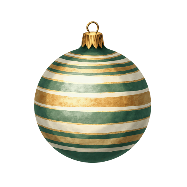 Free transparent PNG: Striped Holiday Ornament  Christmas Clipart, free downloadable png