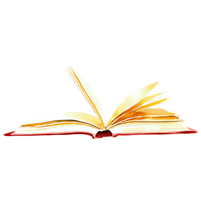 Free transparent PNG: Gentle Watercolor Open Book Illustration - Transparent PNG for Various Uses