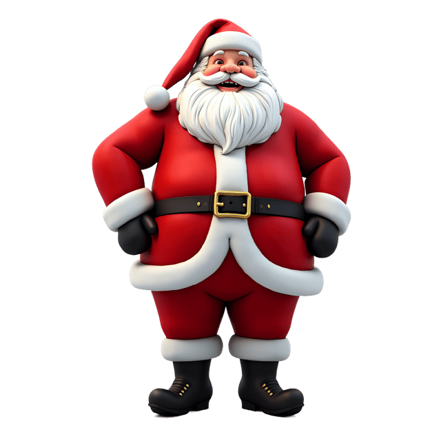 Free transparent PNG: Santa Claus in Red Suit Transparent Background PNG