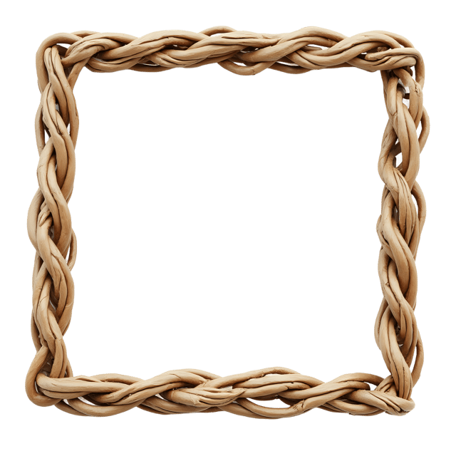Free transparent PNG: Wicker Frame PNG Download  Perfect for Home Decor  Crafting