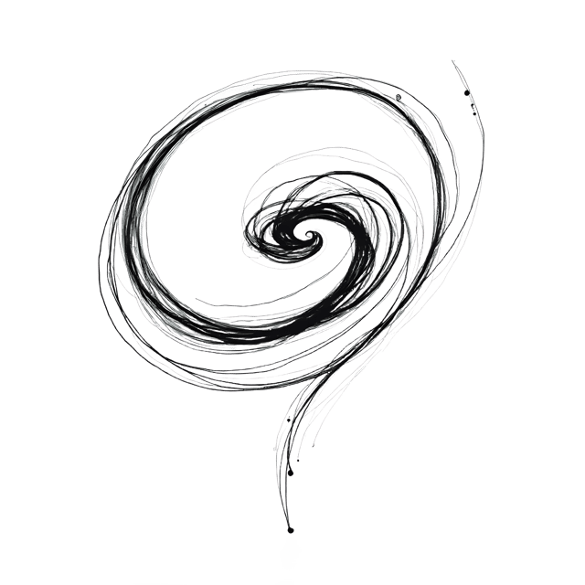 Free transparent PNG: Long Swirl Line with Paint Look  Artistic Design Clipart, free png download