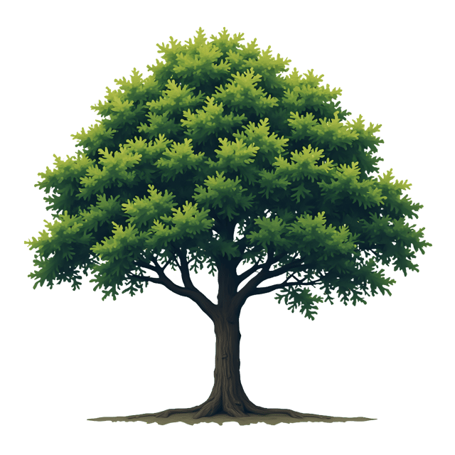 Free transparent PNG: Deep Green Evergreen Tree PNG with Transparent Background for Year-Round Nature Imagery