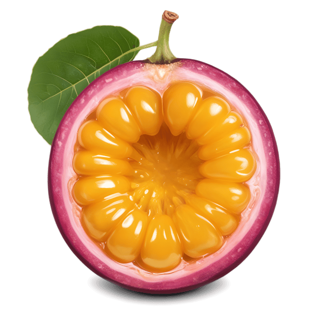 Free transparent PNG: Passion Fruit PNG with Transparent Background for Design Projects