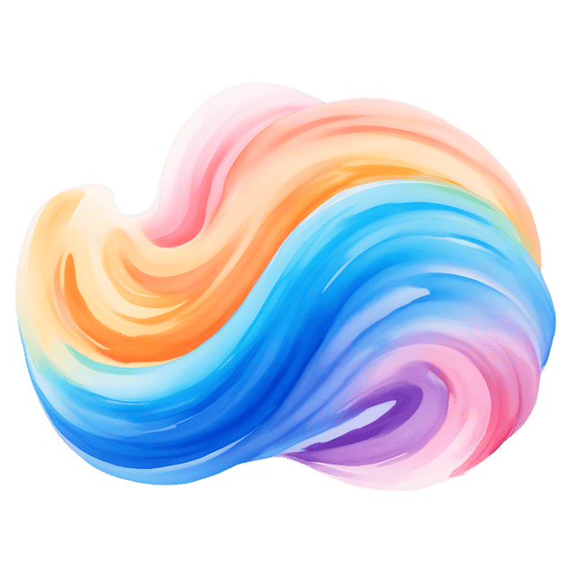 Free transparent PNG: Dancing Hues Flowing Patterns PNG