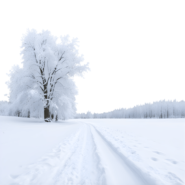 Free transparent PNG: Winter Landscape with Snow Transparent Background PNG