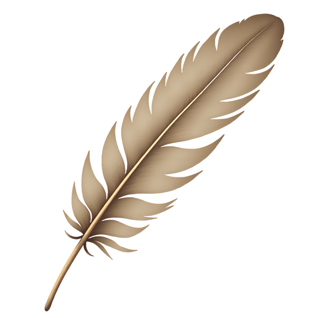 Free transparent PNG: Victorian Feather Quill PNG  Perfect for Vintage Writing and Artistic Projects