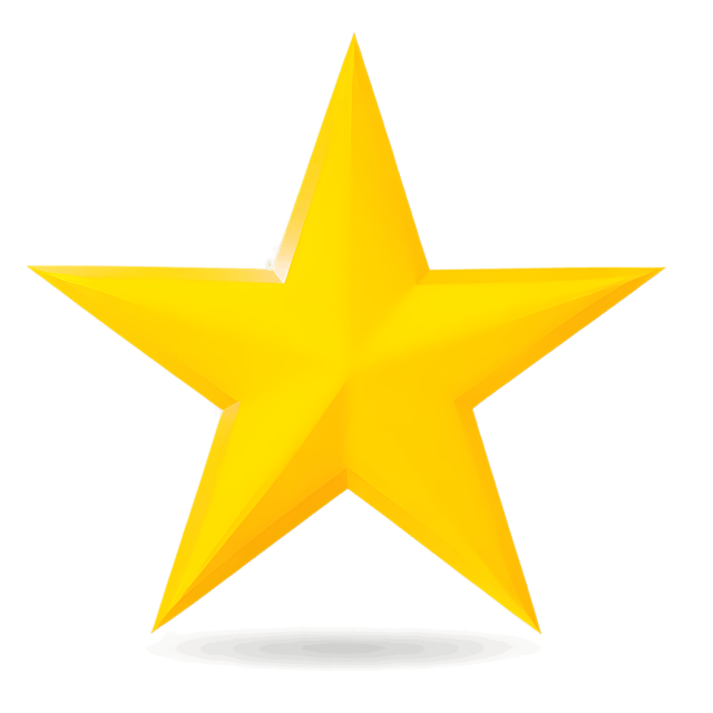 Free transparent PNG: Yellow Star Icon with Transparent Background PNG Design