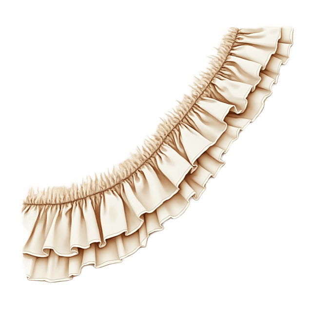 Free transparent PNG: Ruffled Feather Edge on Pale Fabric  Elegant Design Clipart, free png download