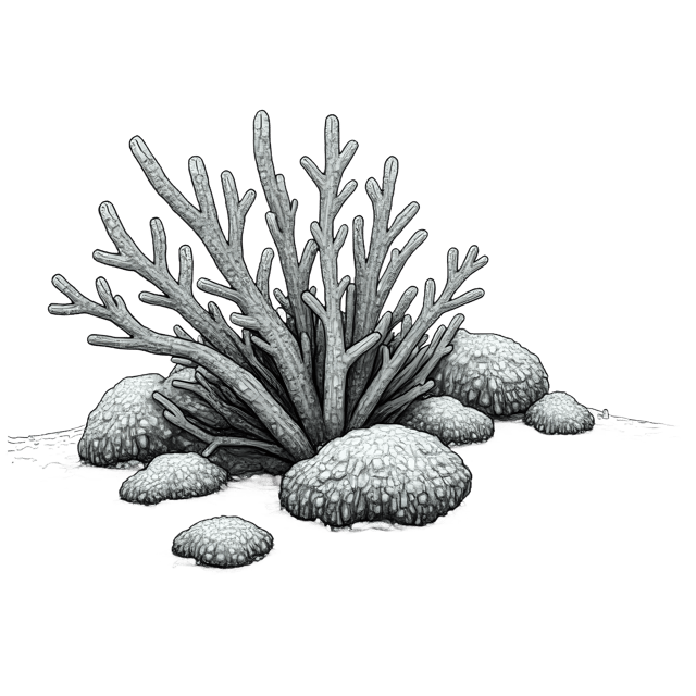 Free transparent PNG: Branching Coral  Underwater Scene Clipart, free transparent png download