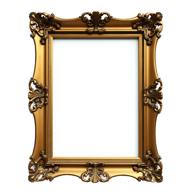 Free transparent PNG: Victorian Gilded Picture Frame PNG Clipart  Perfect for Classic and Elegant Designs
