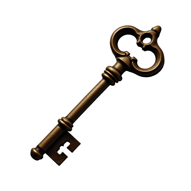 Free transparent PNG: Skeleton Key PNG Clipart  Perfect for Decor, Design  Craft Projects
