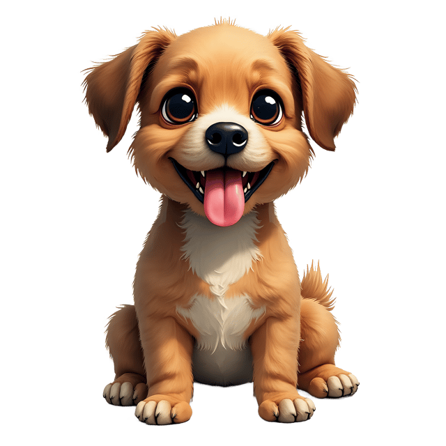 Free transparent PNG: Friendly Dog PNG with Transparent Background for Art and Crafts