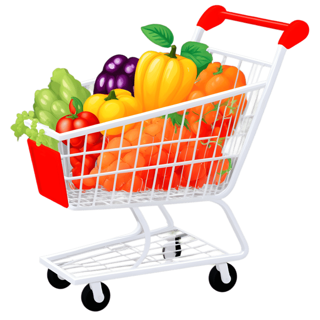 Free transparent PNG: Shopping Cart Produce Transparent Background PNG