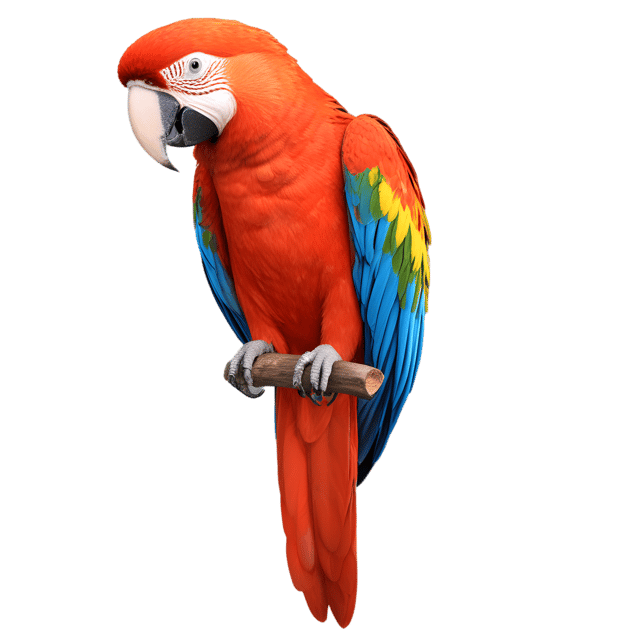 Free transparent PNG: Macaw Bird PNG with Transparent Background for Vibrant and Colorful Imagery
