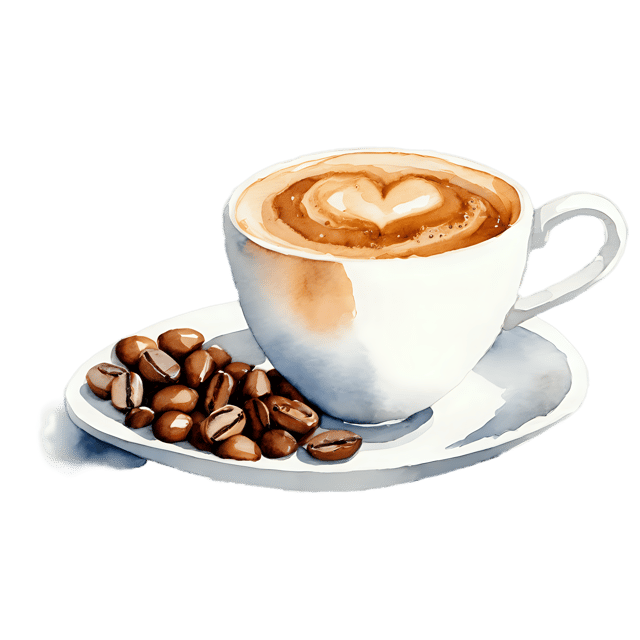 Free transparent PNG: Coffee Watercolor Illustration Transparent PNG – Artistic Clipart for Designers & Creators