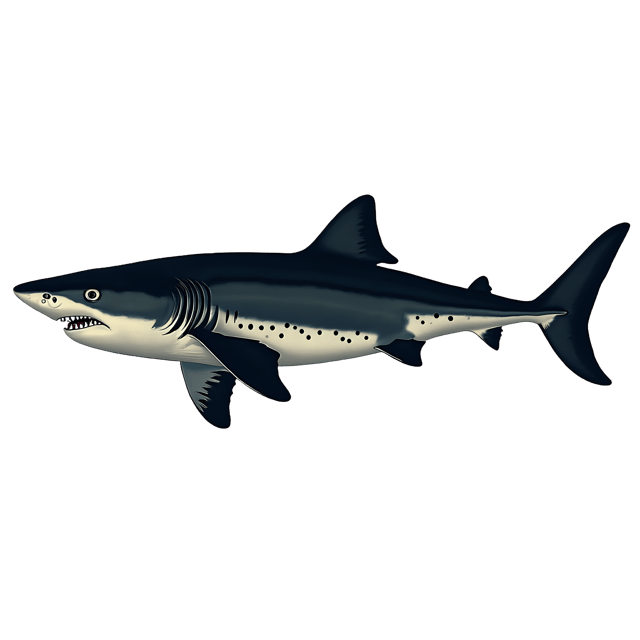 Free transparent PNG: Whale Shark PNG with Black Spots on White Background - Clear and Detailed Transparent Image
