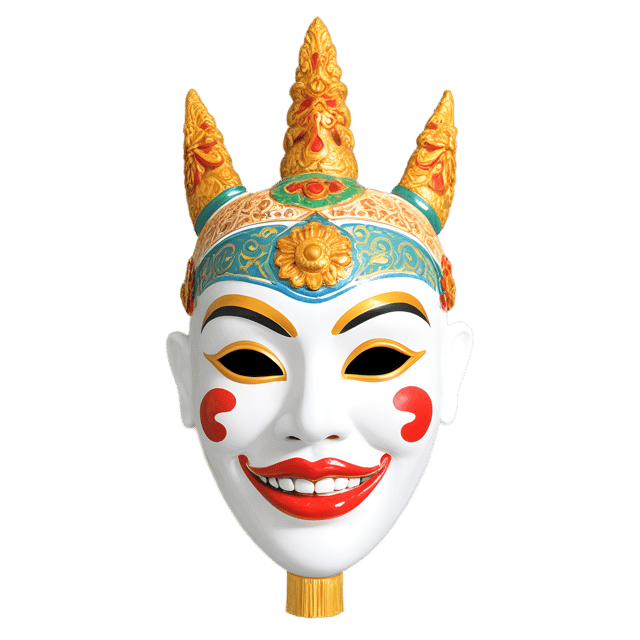 Free transparent PNG: Vietnamese Mask PNG with Transparent Background for Art and Craft Projects