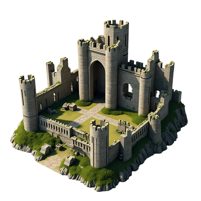 Free transparent PNG: Castle Ruins PNG  Historical Scene for Art, Education  Decor