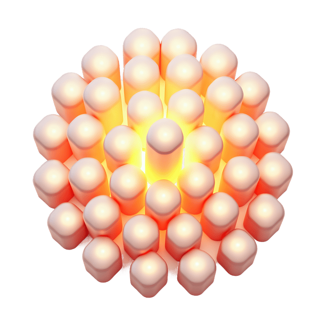 Free transparent PNG: Spiral Glowing Cubes Transparent Background PNG Design