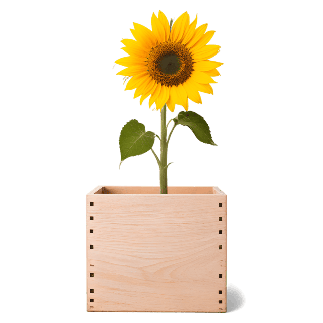 Free transparent PNG: Single Sunflower Transparent PNG for Nature and Decor