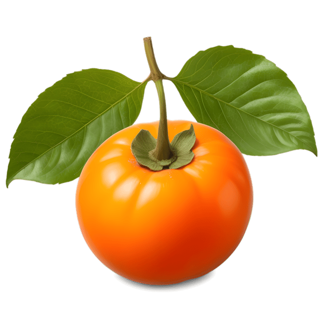 Free transparent PNG: Persimmon PNG with Transparent Background for Fruit and Nature Imagery