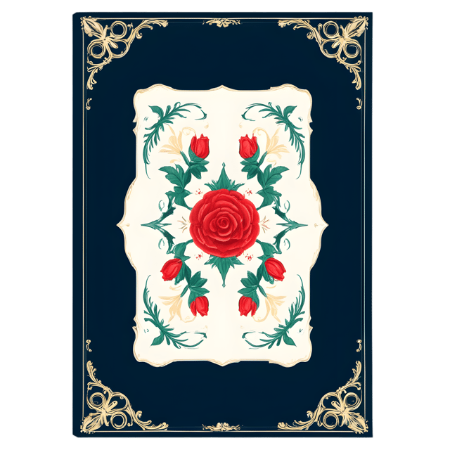 Free transparent PNG: Floral Grimoire Transparent PNG Design for Artistic and Decorative Uses